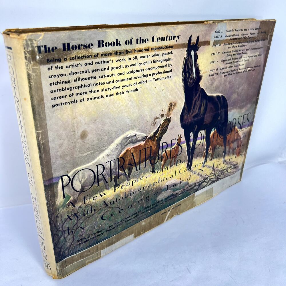 The Horse Book of the Century 1952 Hardcover VTG Book Art Photography RARE